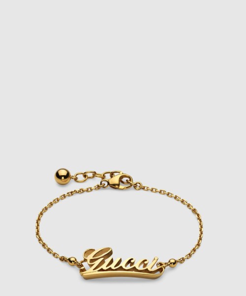 구찌 스크립트 체인 팔찌 798504