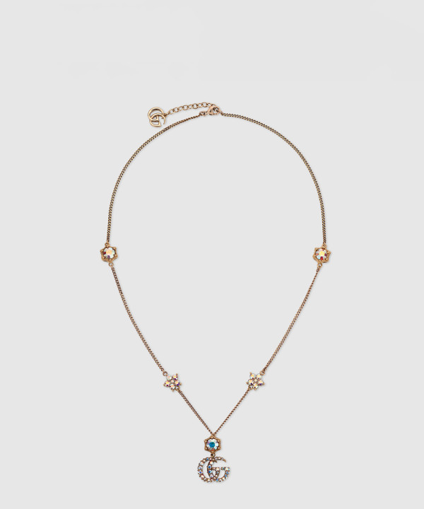 구찌 인터로킹 목걸이 603619