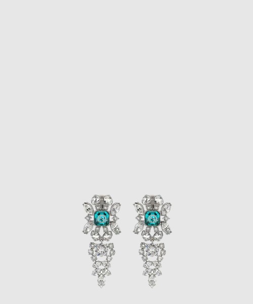 구찌 인터로킹 G 크리스털 귀걸이 676528