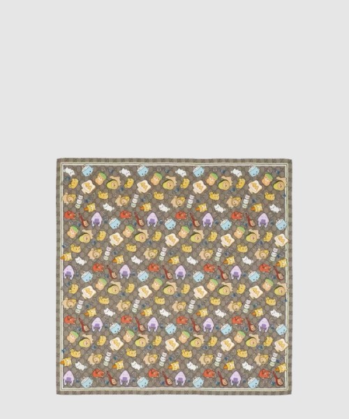 구찌 GG Animal Print Silk 736255
