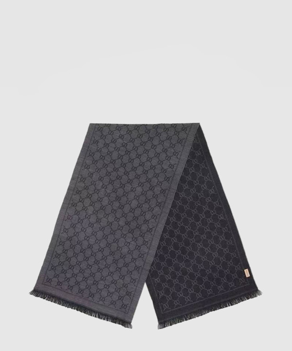 구찌 GG 자카드 패턴 니트 스카프 133483