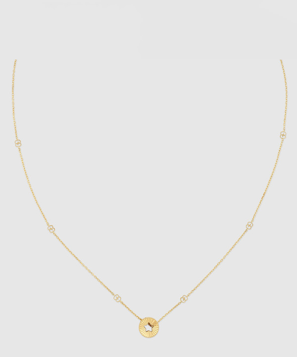 구찌 아이콘 18k 별 목걸이 729363