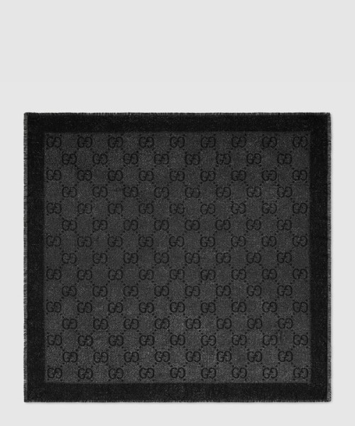 구찌 GG 라메 자카드 숄 694839