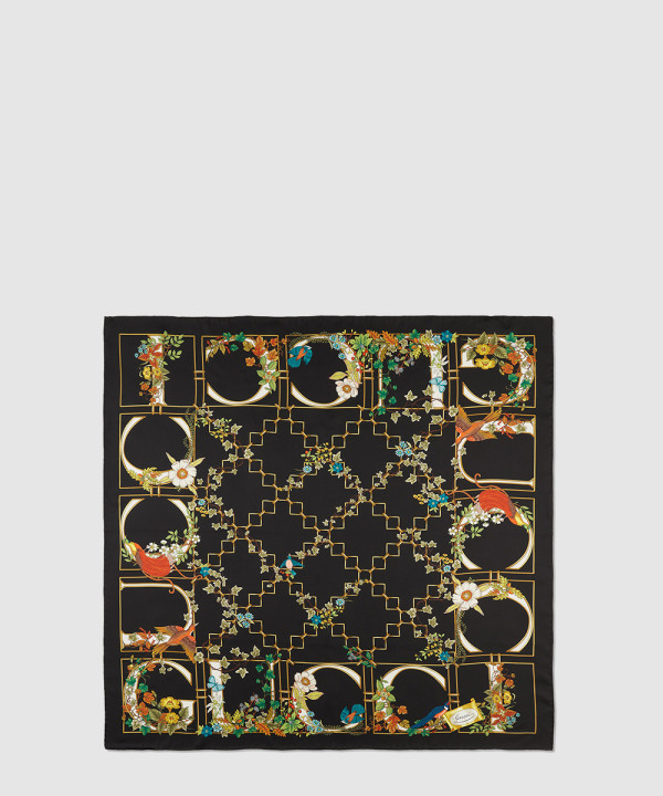 구찌 GG 홀스빗 실크 스카프 777353