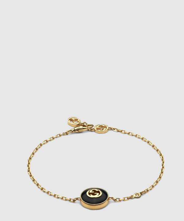 구찌 인터로킹 체인 팔찌 786556