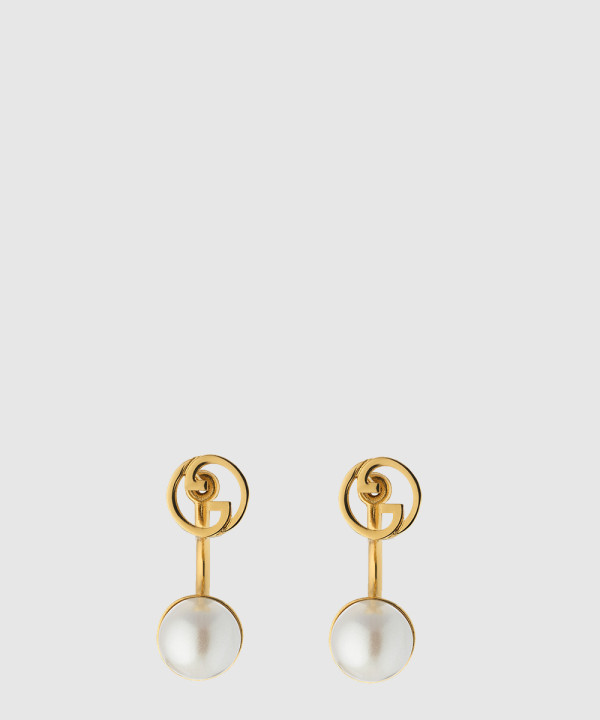 구찌 블론디 레진 펄 귀걸이 797497