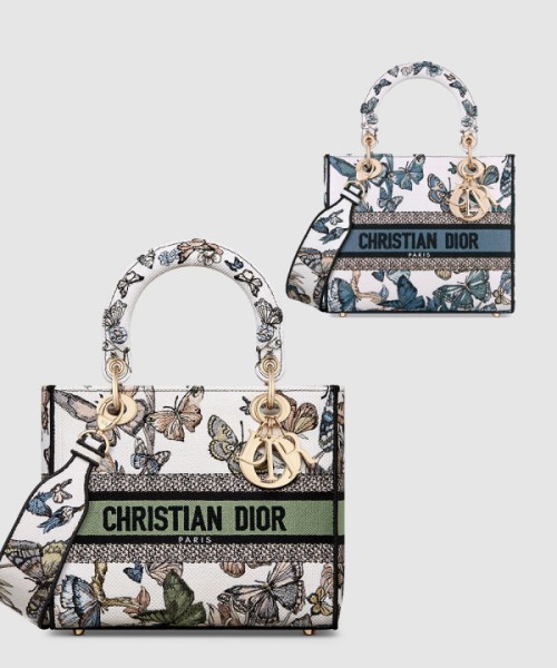 디올 레이디백 디라이트 미듐 M0565