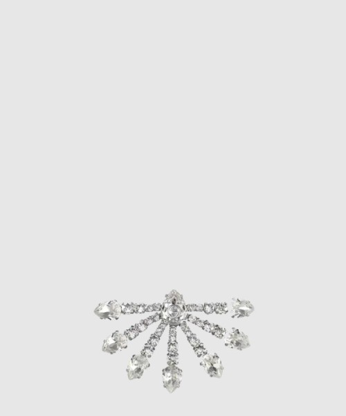 구찌 더블 G 크리스탈 장식 브로치 770020