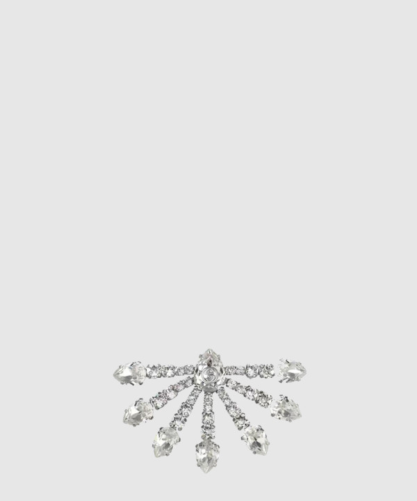 구찌 더블 G 크리스탈 장식 브로치 770020