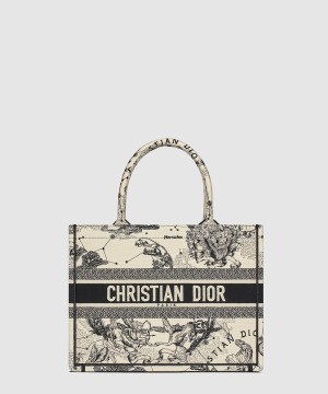 디올 북 토트백 미듐 M1296