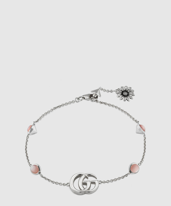 구찌 더블 G 자개 팔찌 527393
