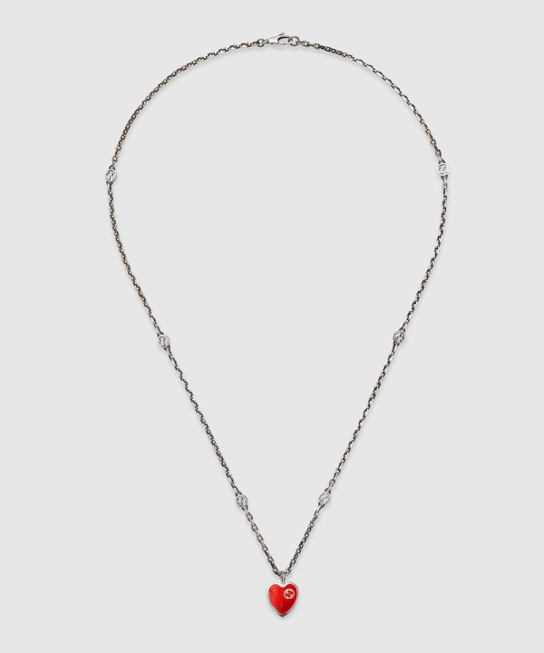 구찌 인터로킹 G 목걸이 645545