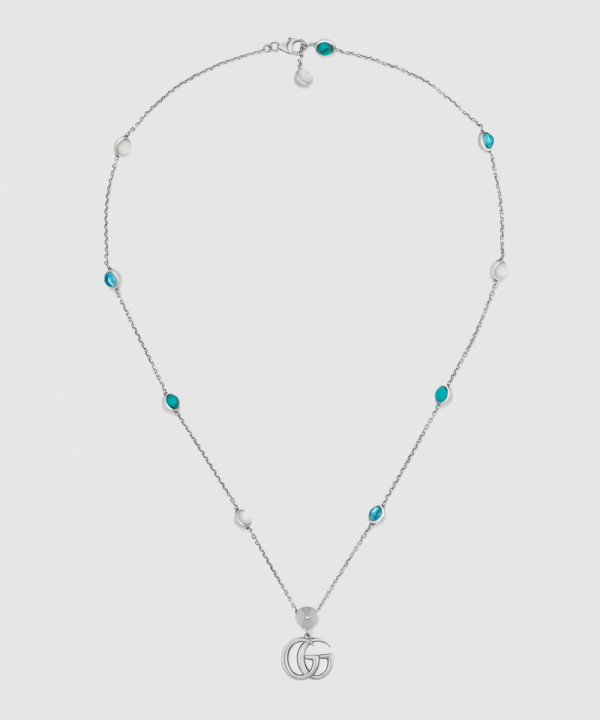 구찌 더블 G 자개 목걸이 527399