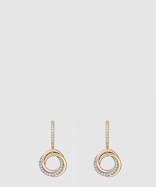 까르띠에 트리니티 이어링