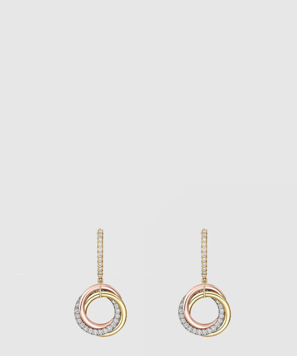 까르띠에 트리니티 이어링