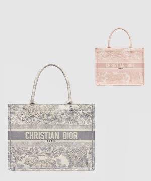 디올 북 토트백 미듐 M1296