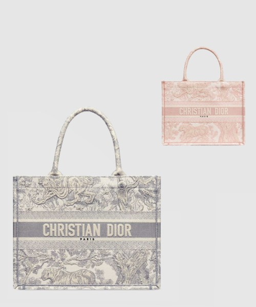 디올 북 토트백 미듐 M1296