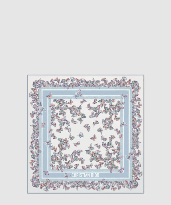 디올 Camo Papillon 90 스퀘어 스카프 52PAC