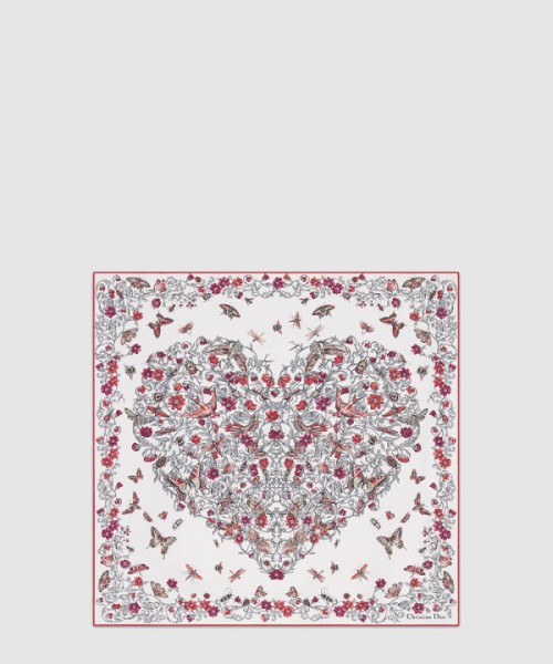 디올 Dioramour Cœur des Curiosités 70 스퀘어 스카프 51DAM