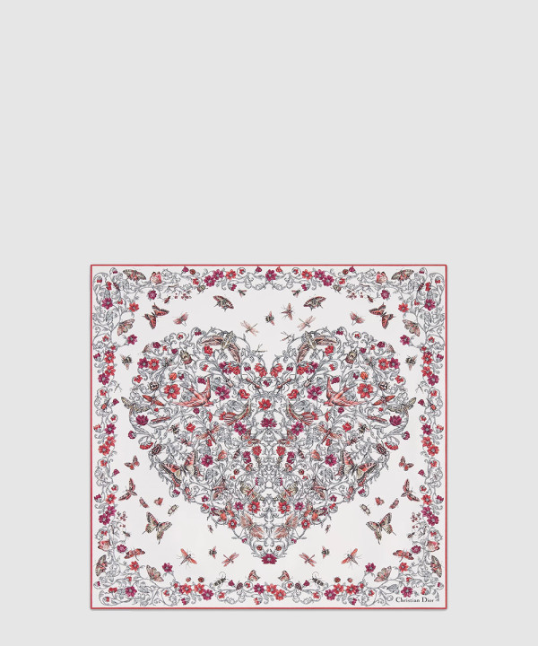 디올 Dioramour Cœur des Curiosités 70 스퀘어 스카프 51DAM