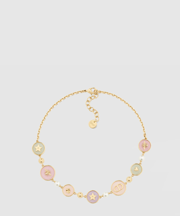 디올 D-Luck 쇼트 목걸이 N3159