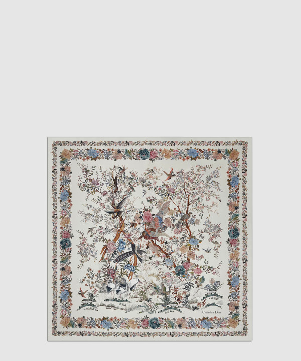 디올 Jardin d'Hiver 90 스퀘어 스카프 25JAH