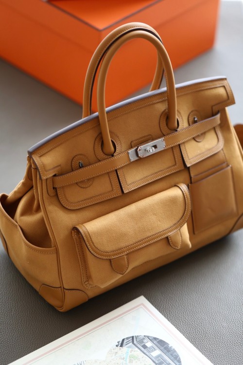 에르메스 버킨 카고35 백 올블랙 swift 올수공