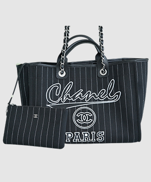 샤넬 맥시 쇼핑백 블랙