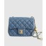 샤넬 쁘띠삭 골드볼 플랩백 뉴미니 블루