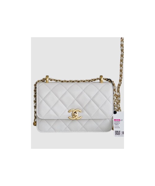 샤넬 클래식 미니 WOC 19 화이트