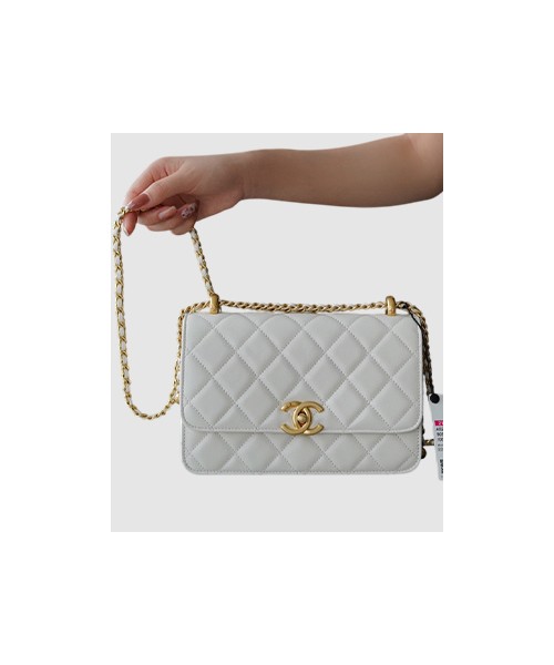 샤넬 클래식 미니 WOC 22 화이트