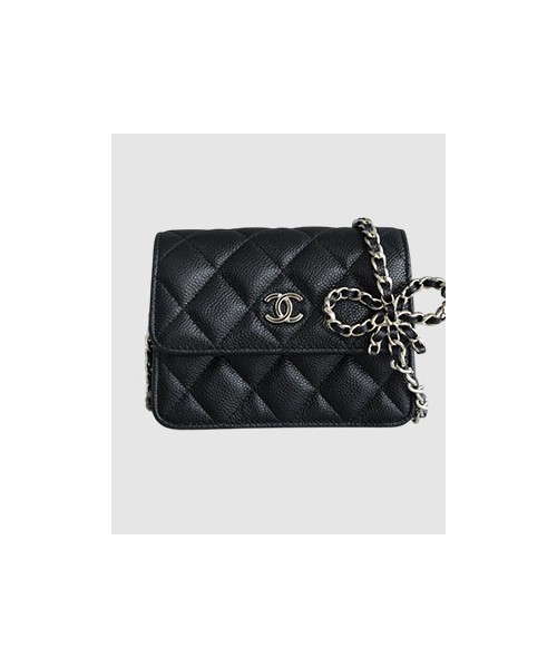 샤넬 리본 체인 WOC 미니백