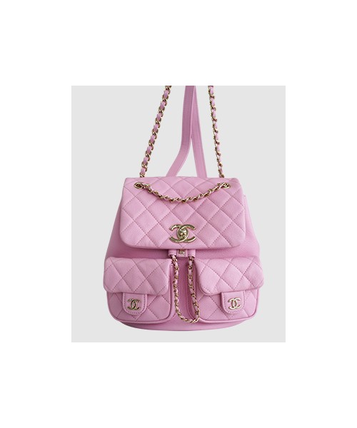 샤넬 23A 듀마 더블 포켓 백 라지 핑크