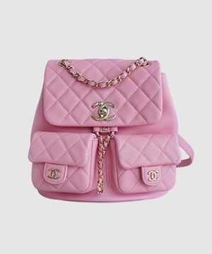 샤넬 23A 듀마 더블 포켓 백 스몰 핑크
