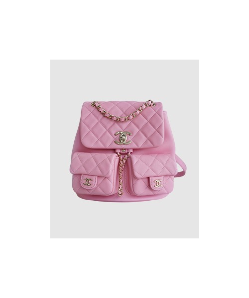 샤넬 23A 듀마 더블 포켓 백 스몰 핑크