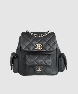 샤넬 23K 뉴 듀마백 스몰 블랙