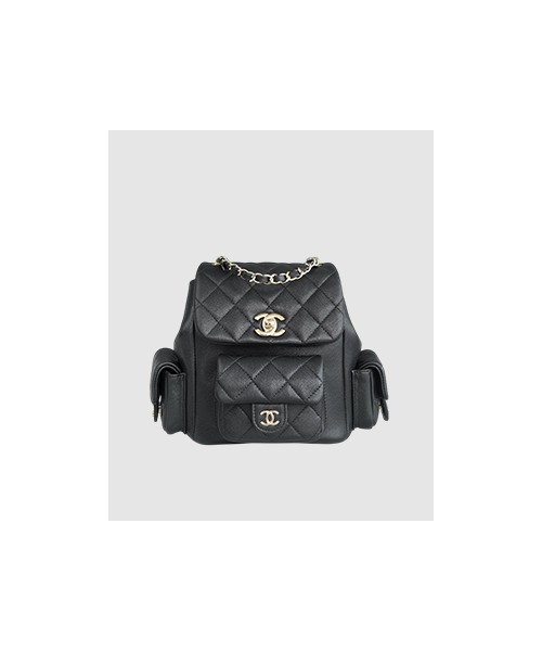 샤넬 23K 뉴 듀마백 스몰 블랙