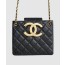 샤넬 24C 크루즈 레트로 라지 램스킨 블랙