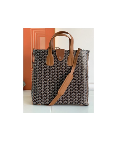 고야드 볼테르 토트백 블랙 탄