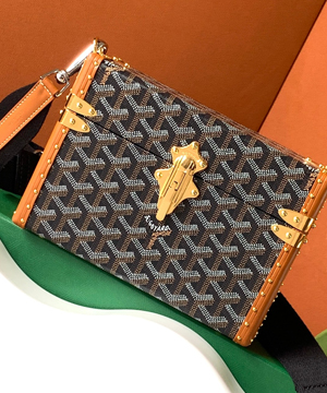 고야드 카세트 트렁크 백 블랙 탄