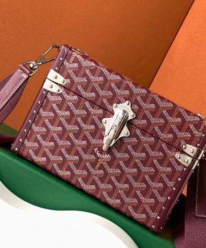 고야드 카세트 트렁크 백 버건디