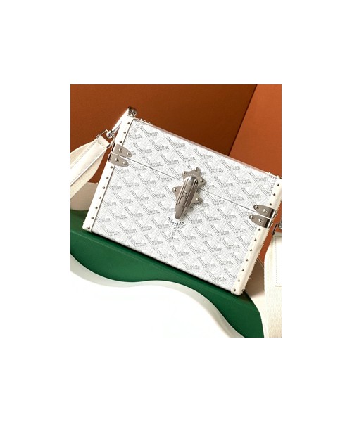 고야드 카세트 트렁크 백 화이트