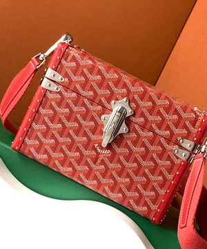 고야드 카세트 트렁크 백 레드