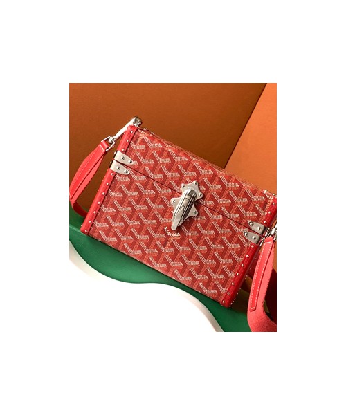 고야드 카세트 트렁크 백 레드