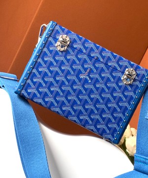 고야드 카세트 트렁크 백 스카이 블루