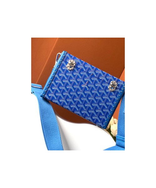 고야드 카세트 트렁크 백 스카이 블루