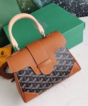 고야드 사이공 미니백 블랙 탄