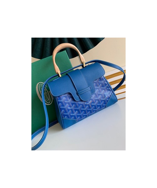 고야드 사이공 미니백 스카이 블루