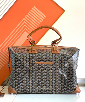 고야드 모노그램 트래블백 블랙 탄