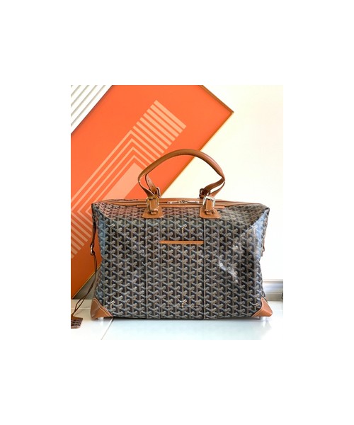 고야드 모노그램 트래블백 블랙 탄